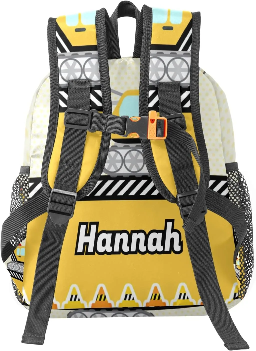 Little Truck Construction Personalized School Backpack for Kid-Boy/Girl Toddler Daypack Kindergarten Travel Bookbag