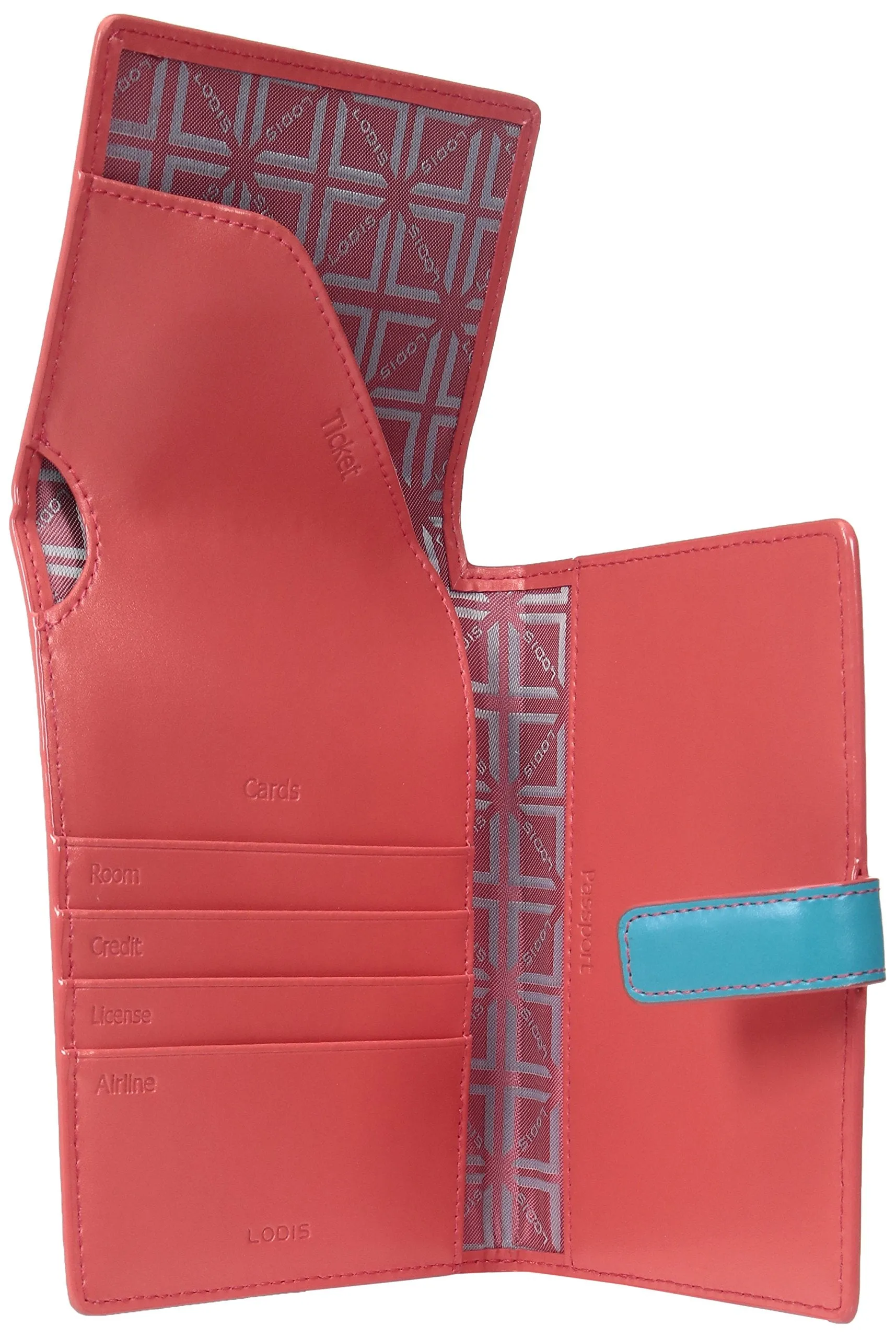 Lodis Audrey Passport Wallet with Ticket Flap
