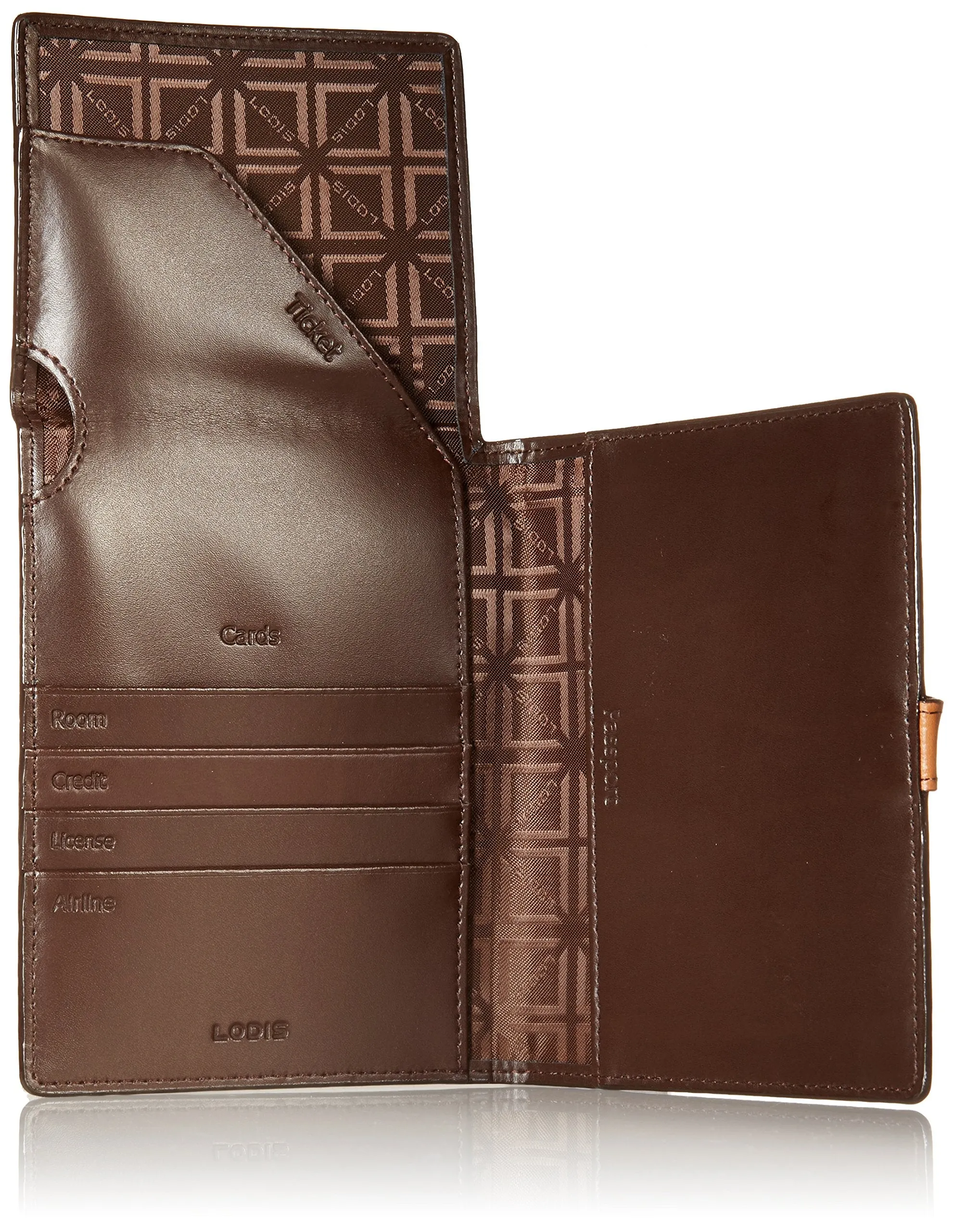 Lodis Audrey Passport Wallet with Ticket Flap