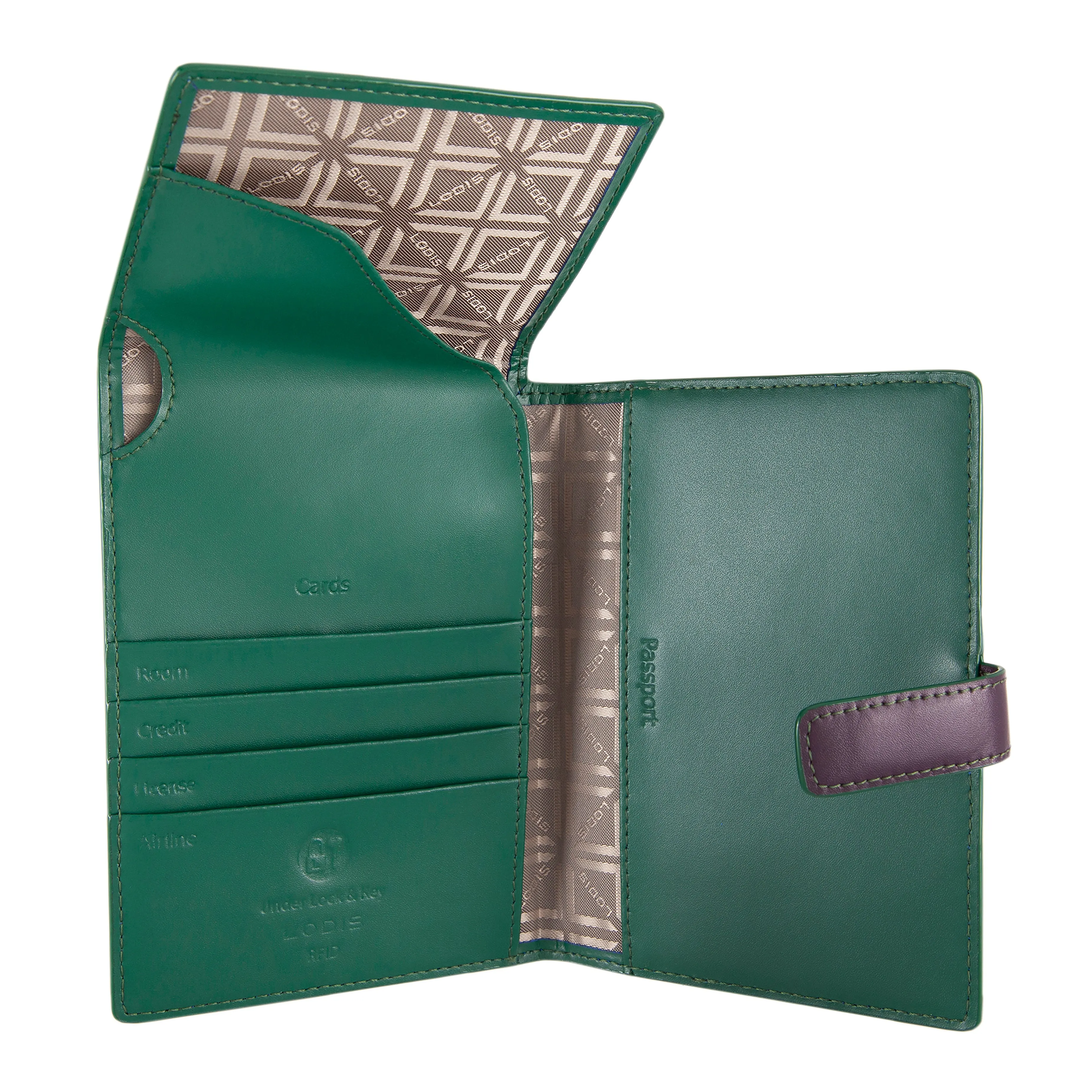 Lodis Audrey Passport Wallet with Ticket Flap