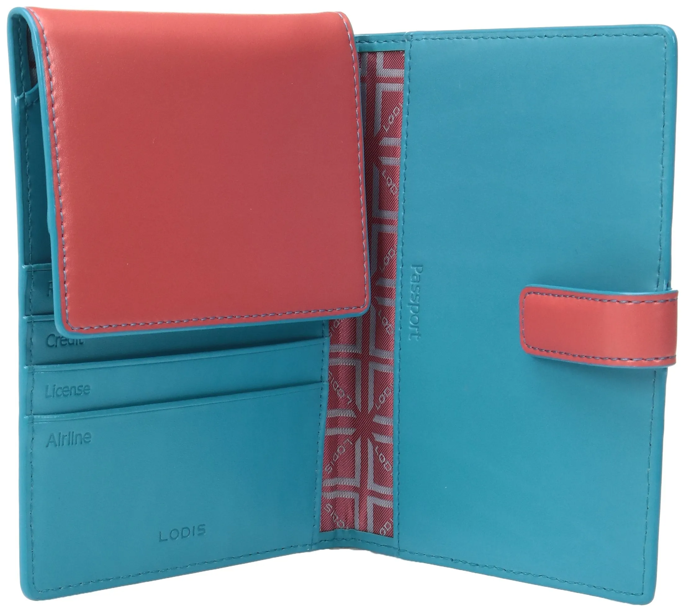 Lodis Audrey Passport Wallet with Ticket Flap