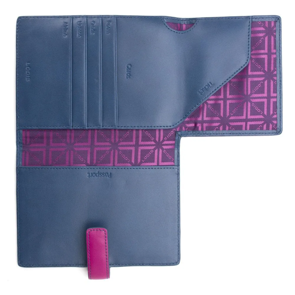 Lodis Audrey Passport Wallet with Ticket Flap