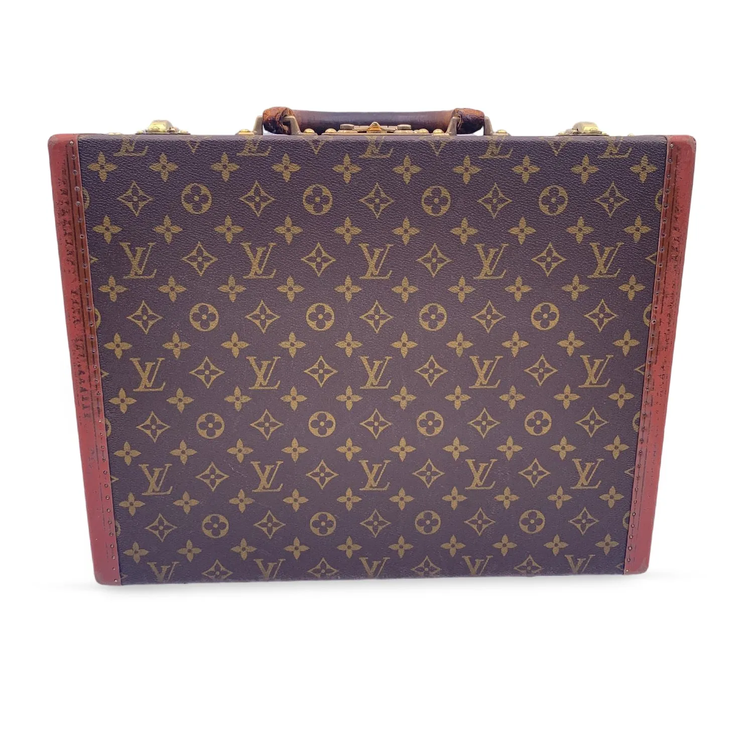 LOUIS VUITTON Vintage Monogram President Hard Case Briefcase Bag
