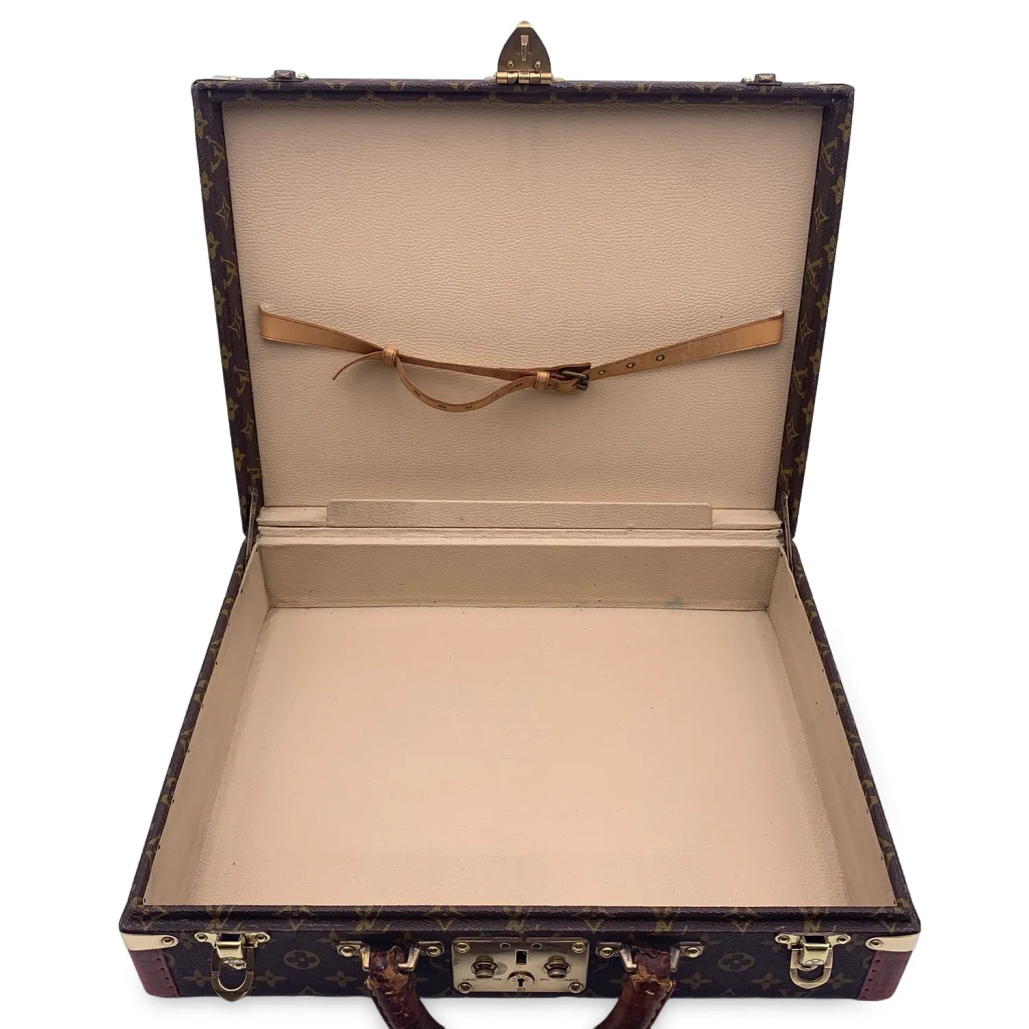 LOUIS VUITTON Vintage Monogram President Hard Case Briefcase Bag