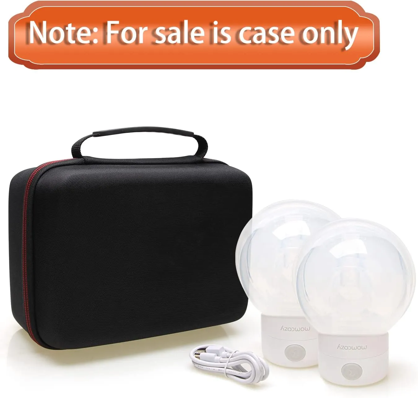 LTGEM Hard Case for 2pcs Momcozy S12 Pro / S12Pro / S9 / M5 / All Momcozy Wearable Breast Pump Suitable for Storage - Travel Carrying Storage Bag