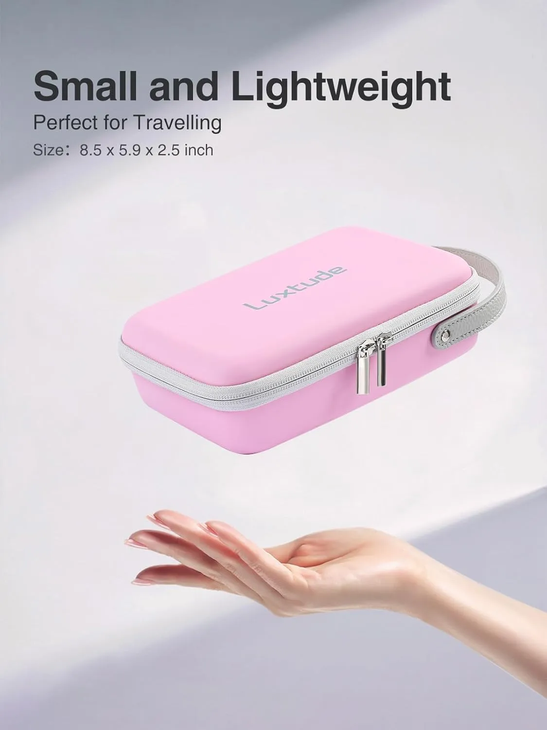 Luxtude Electronic Organizer Travel Case, Tech Organizer Travel Case, Hard Charger Organizer, Travel Cable Organizer, Tech Bag, Travel Essentials for Charger/Mouse/Cash/Card/Pen, Tech Gifts