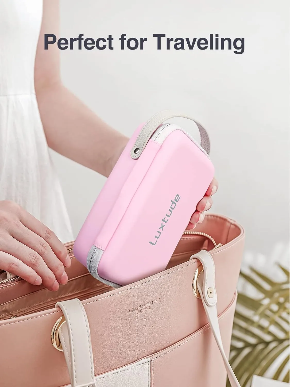 Luxtude Electronic Organizer Travel Case, Tech Organizer Travel Case, Hard Charger Organizer, Travel Cable Organizer, Tech Bag, Travel Essentials for Charger/Mouse/Cash/Card/Pen, Tech Gifts