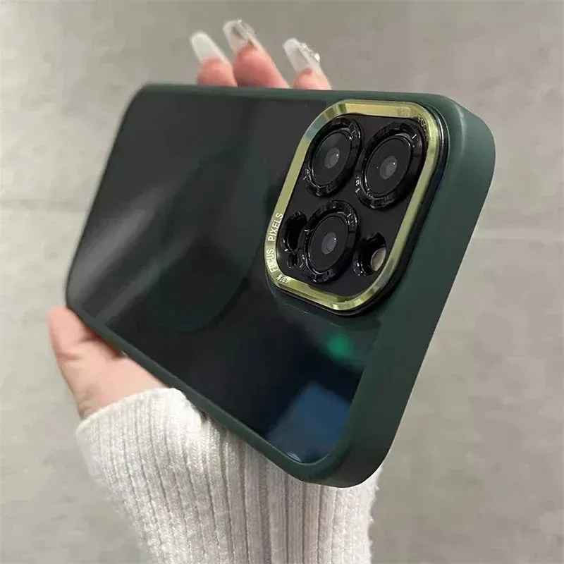 Luxury Shockproof Acrylic Clear Magsafe Case For iPhone