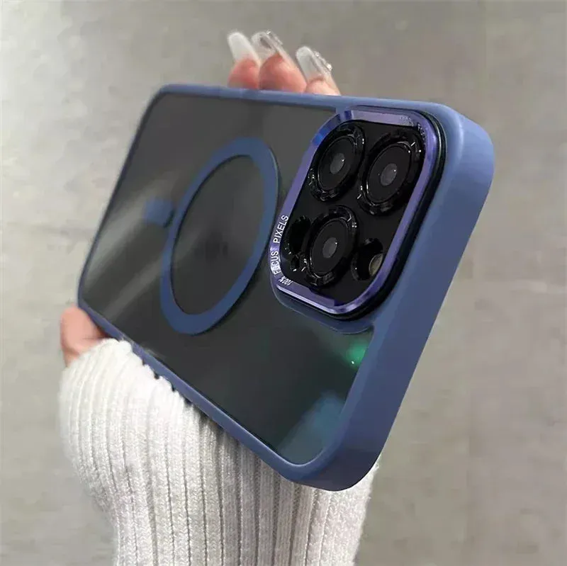 Luxury Shockproof Acrylic Clear Magsafe Case For iPhone
