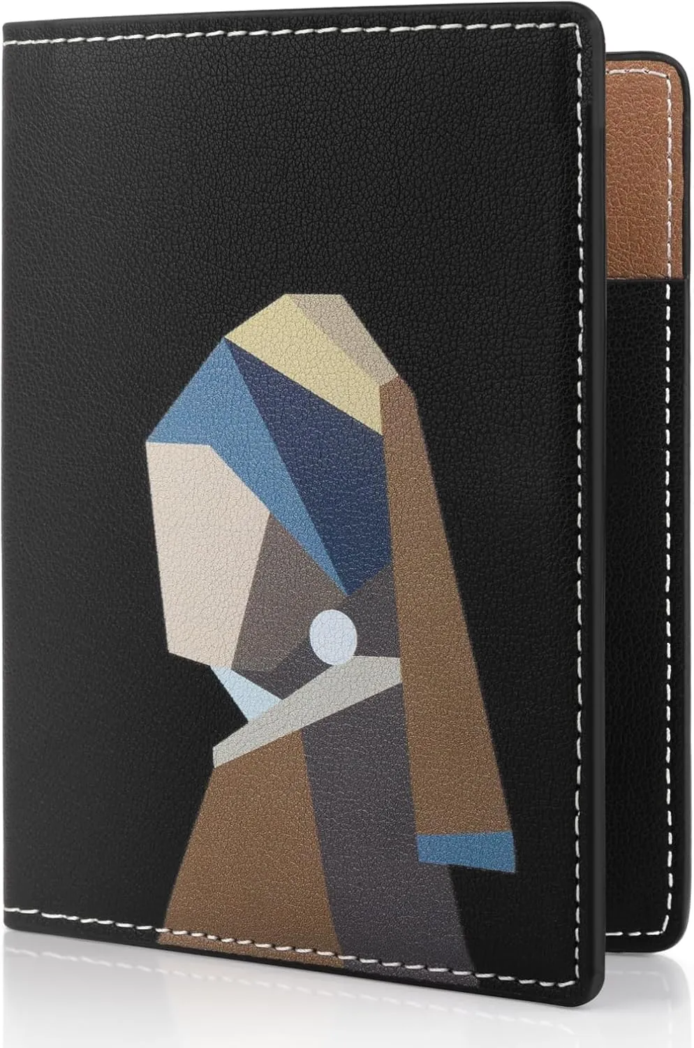 Lychii RFID-blocking Passport Holder Cover, Slim PU Leather Passport Wallet for Travel, 5.7" x 4.1"