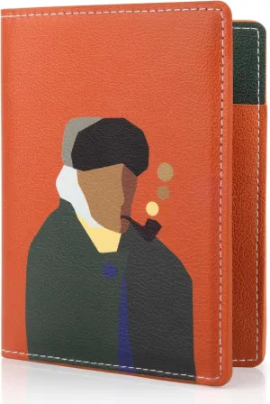 Lychii RFID-blocking Passport Holder Cover, Ultra Slim PU Leather Travel Passport Wallet Organizer, 5.7" x 4.1"