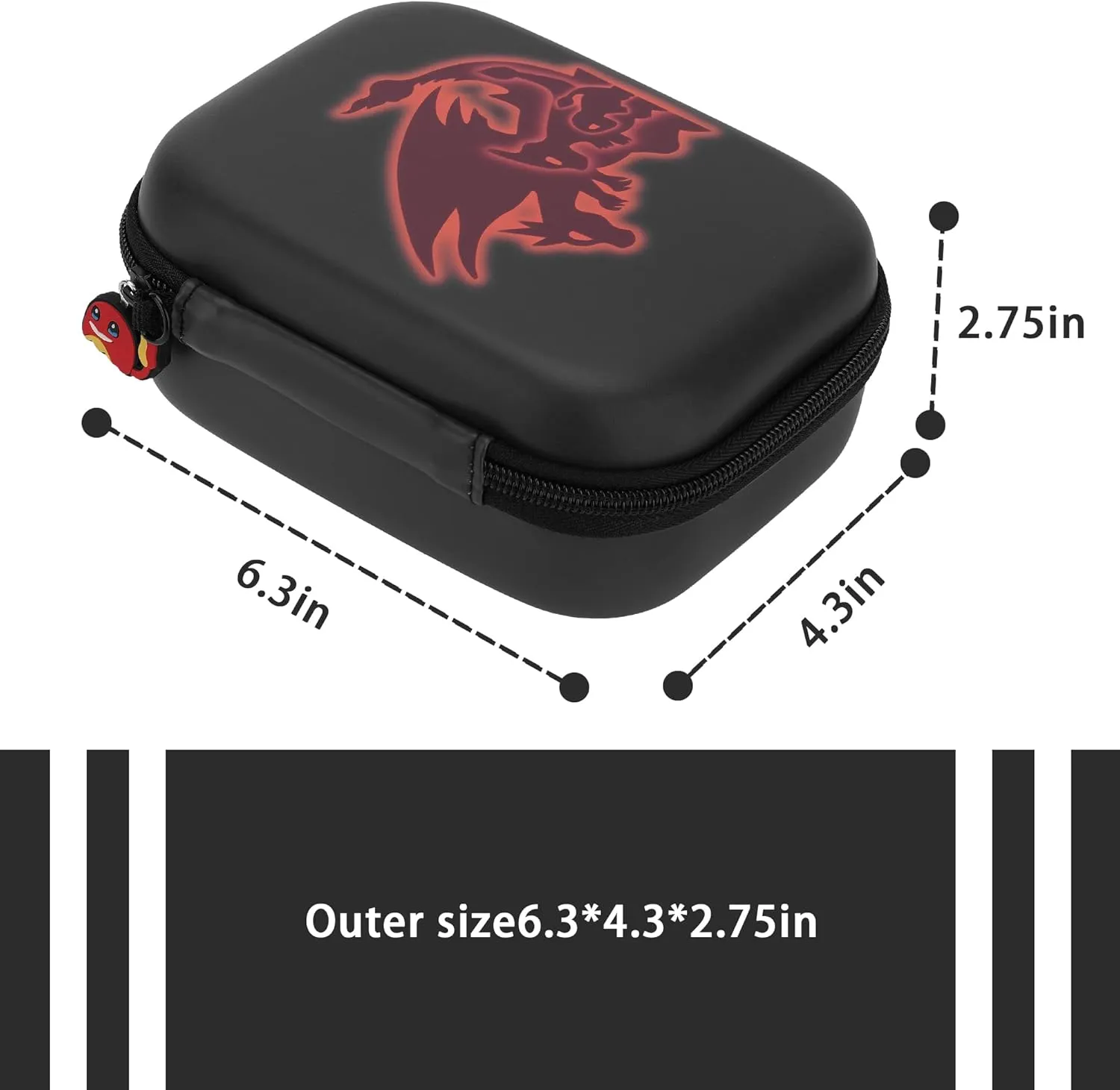 MADCAT Organizer Case Compatible with Bakugan Battle Planet, BakuCores, Armored Alliance, Geogan Rising, Toy Organizer Storage Container Holder (12, red)