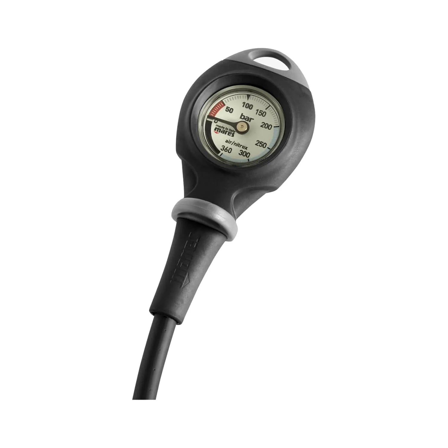 MARES Mission 1 Diving Pressure Gauge | Shockproof Compact Precise Pressure Gauge for Scuba Diving, Metric