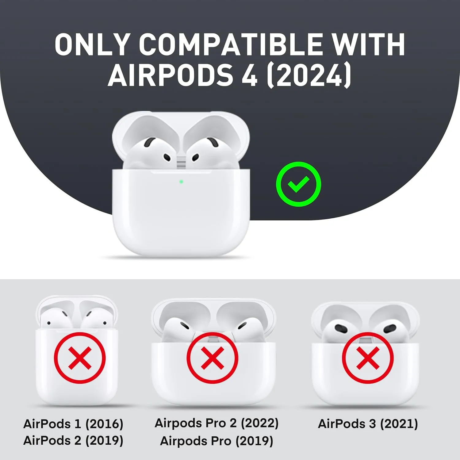 Maxjoy for AirPods 4 Case with Lock, AirPods 4th Generation Case Cover with Cleaner Kit Shockproof AirPod Gen 4 Protective Cases with Keychain Compatible with Apple AirPods4 2024, Carbon Fiber Blue