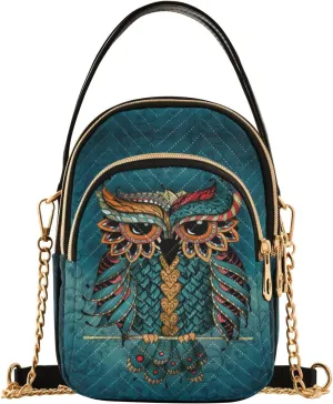 MCHIVER Crossbody Bag for Women Cell Phone Purse Wallet with Removable Chain Shoulder Handbag for Passport Phone Travel Work