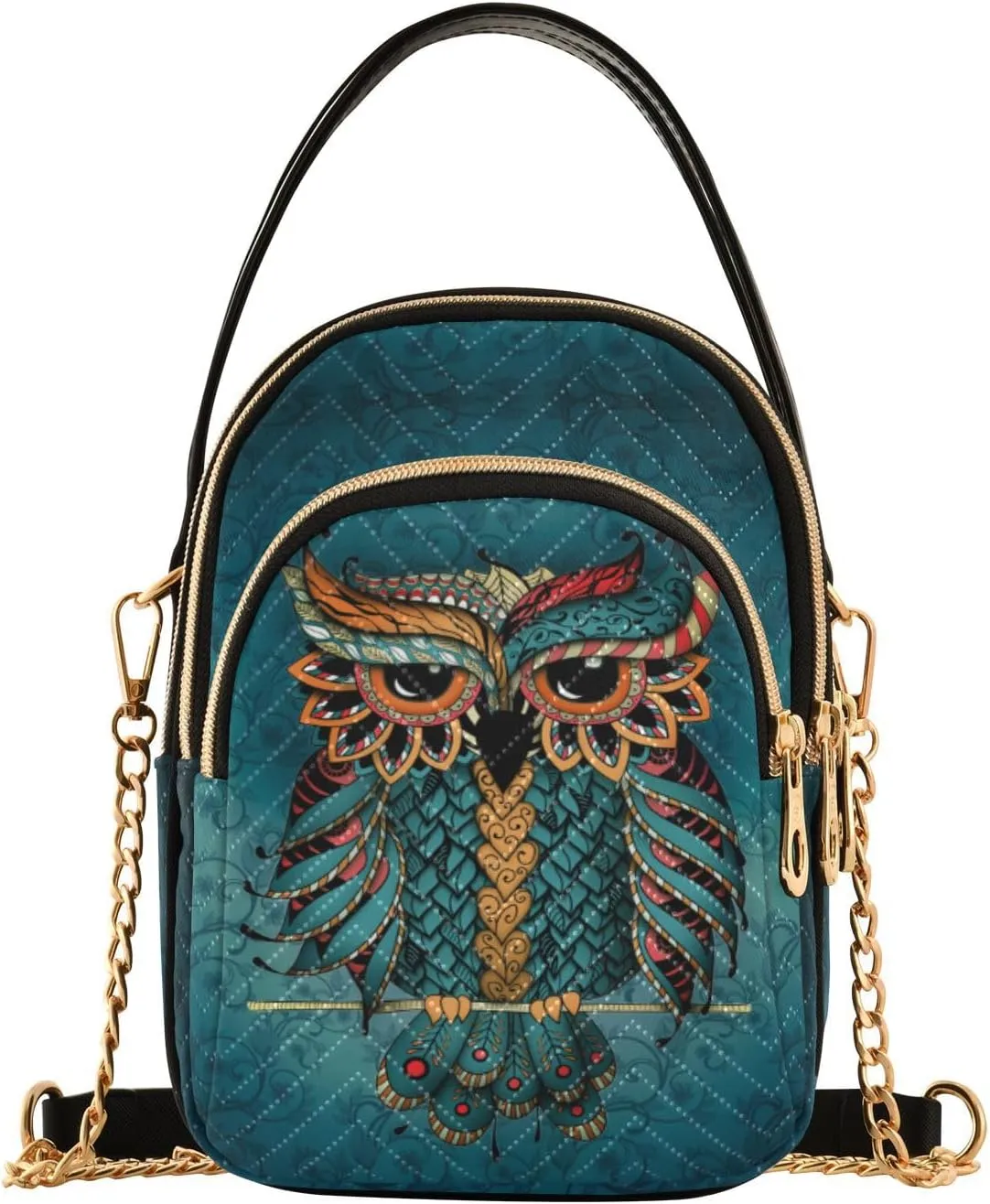 MCHIVER Crossbody Bag for Women Cell Phone Purse Wallet with Removable Chain Shoulder Handbag for Passport Phone Travel Work