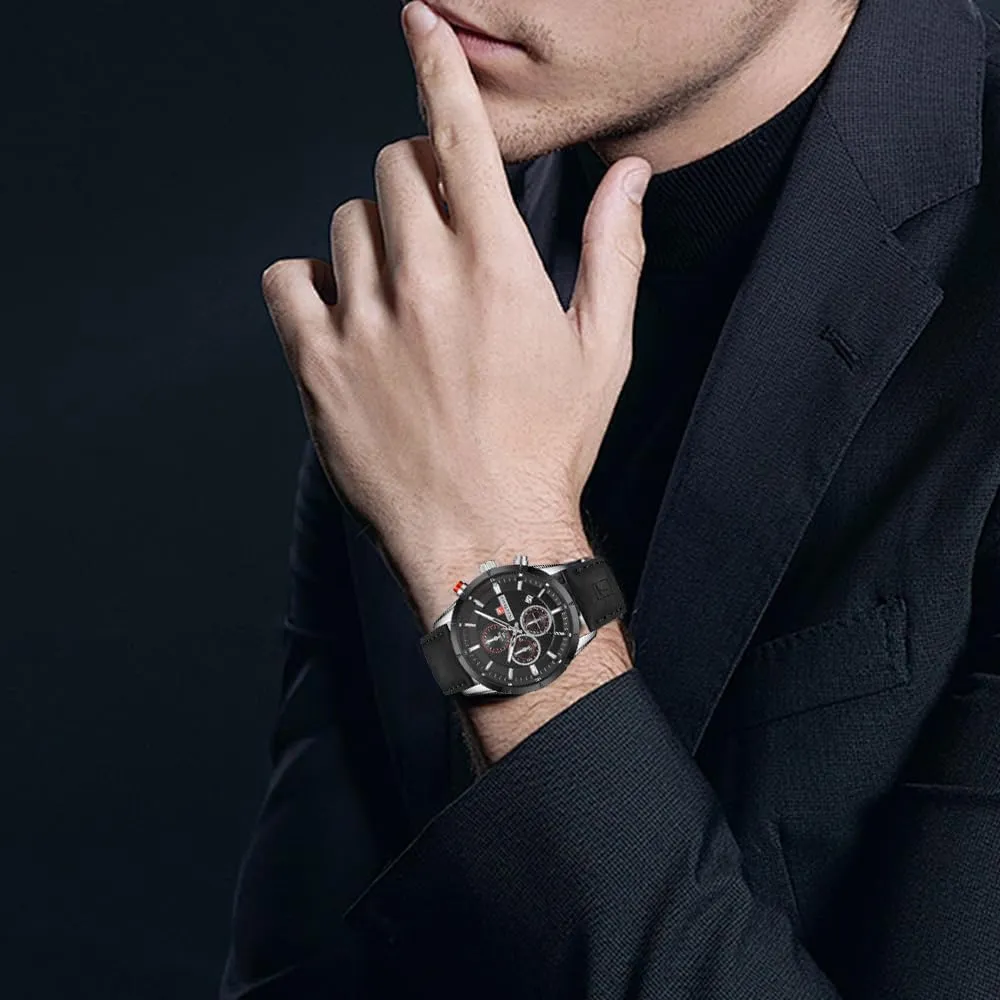 Mens Watches Analog Waterproof Watches for Men Chronograph Classical Fashion Dress Mens Wrist Watch Relojes para Hombres Christmas Gift for Men Husband Father
