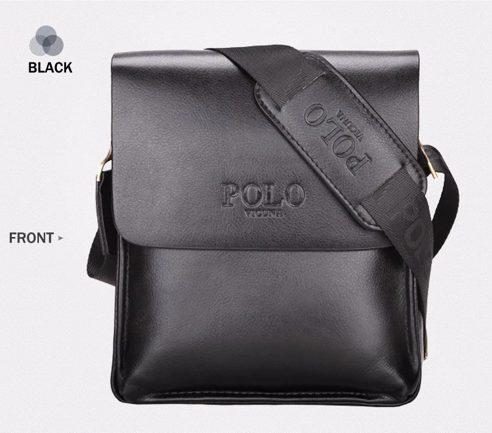Messenger Bag Famous POLO Crossbody Vintage Leather Bag male Men's Extensive selection Leather Business bolsas Highly recommended VICUNA Brand Bag Mens Men Casual