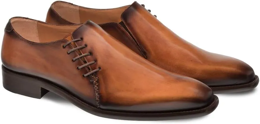 Mezlan Nicos Shoe - Men's Luxury Lace Ups, Handcrafted in Spain, Medium Width, Made with Leather, Perfect to Wear in Formal and Sophisticated Events