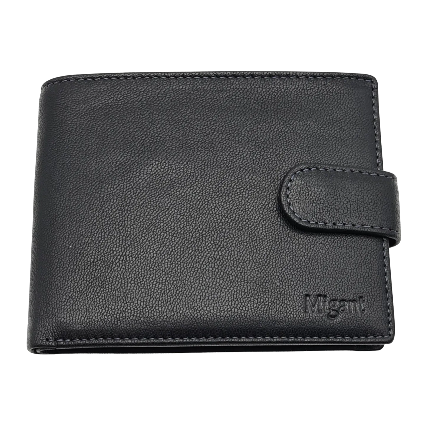 Migant Design Men leather wallet with RFID protection 6448