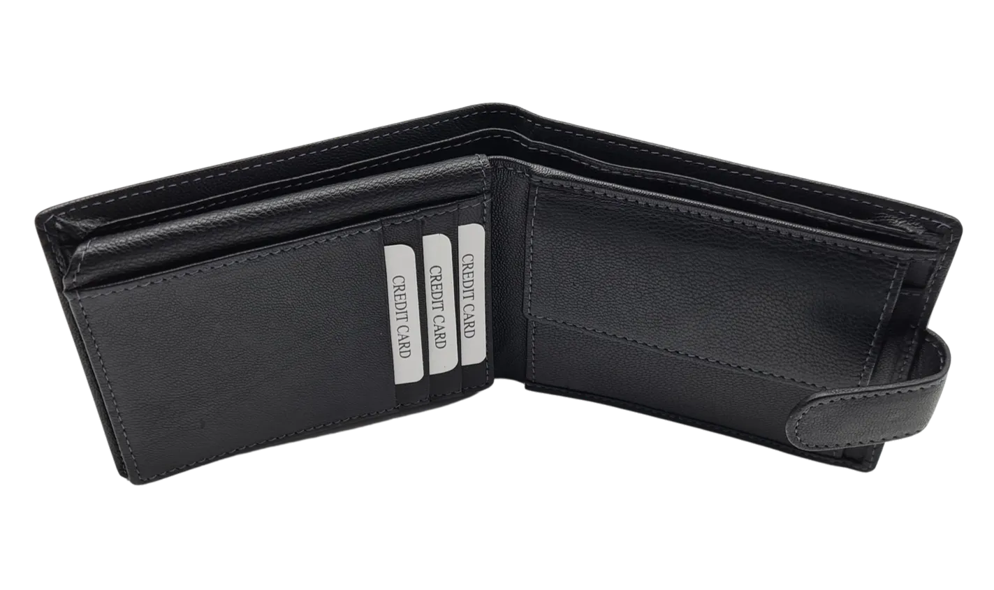 Migant Design Men leather wallet with RFID protection 6448