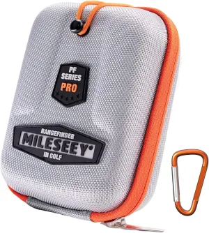 MiLESEEY Golf Rangefinder Hard Shell Case - Universal Range Finder Case Box - EVA Bag with Carabiner Belt Clip