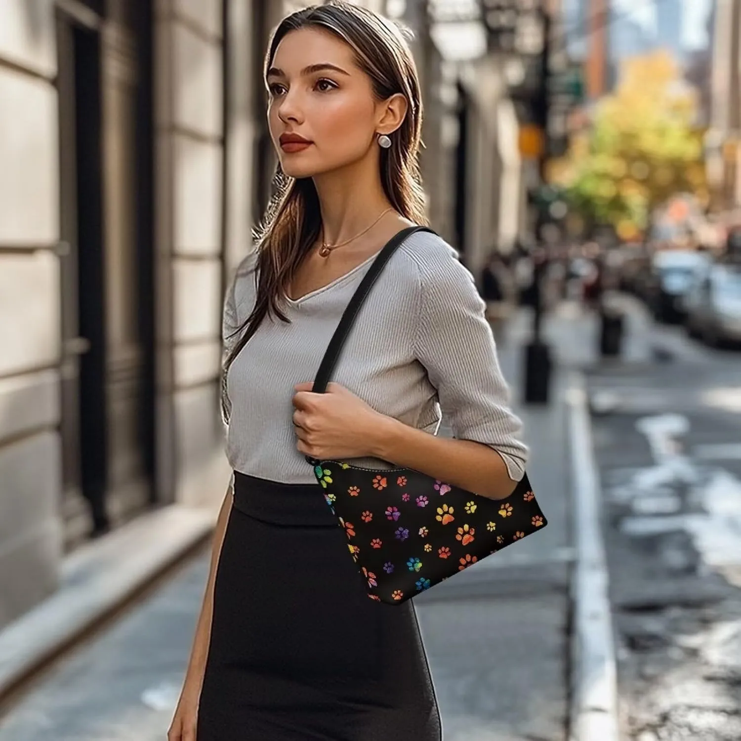 Mini Underarm Crossbody Bag for Women Leather for Dating Travel