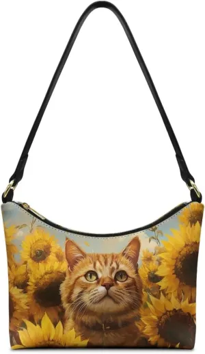 Mini Underarm Crossbody Bag for Women Leather for Dating Travel