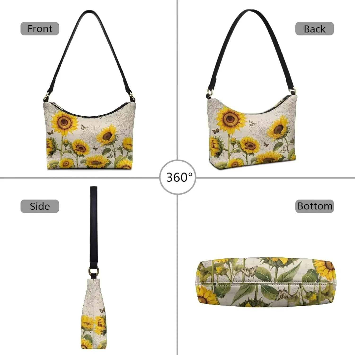 Mini Underarm Crossbody Bag for Women Leather for Dating Travel