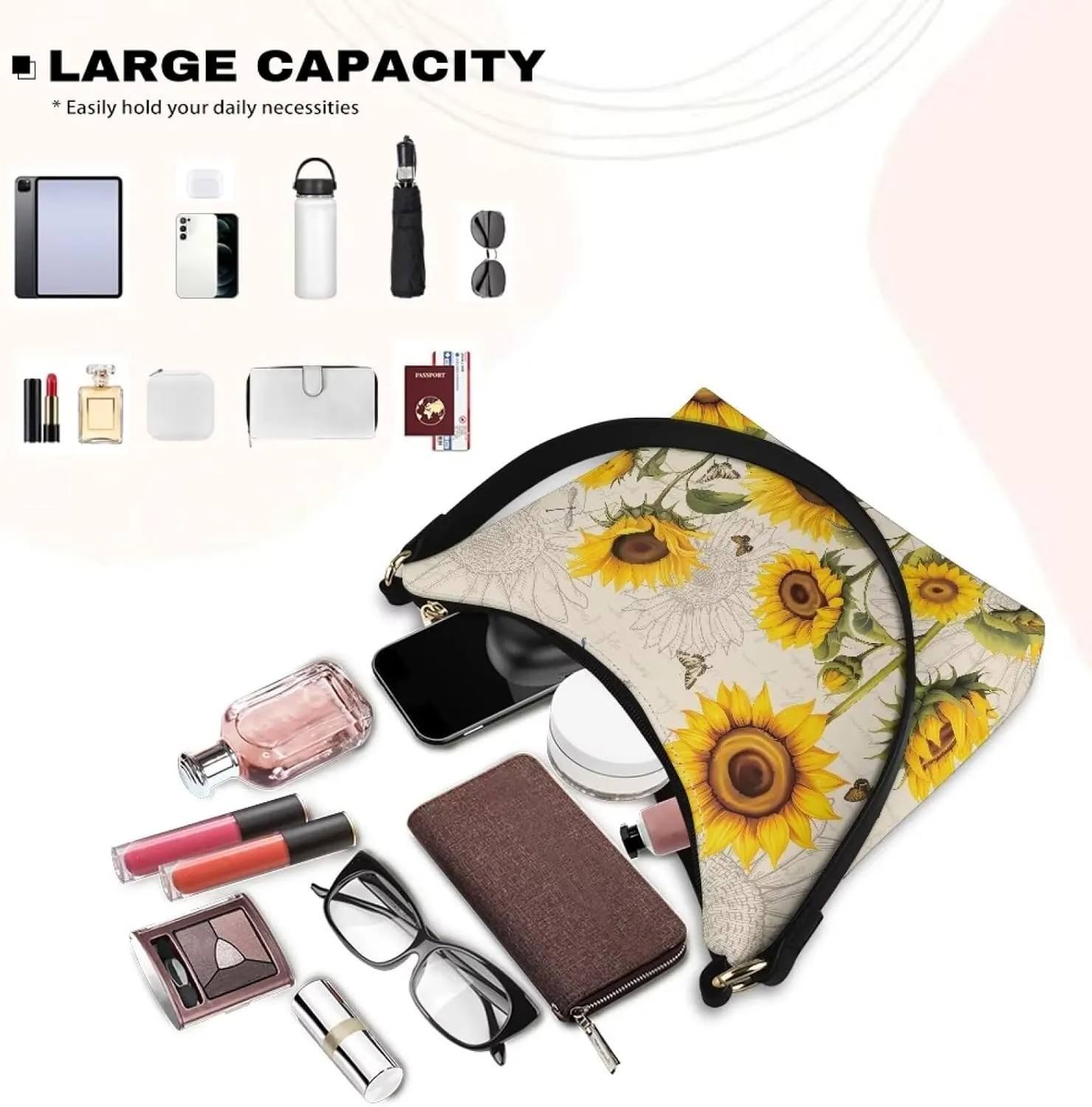 Mini Underarm Crossbody Bag for Women Leather for Dating Travel