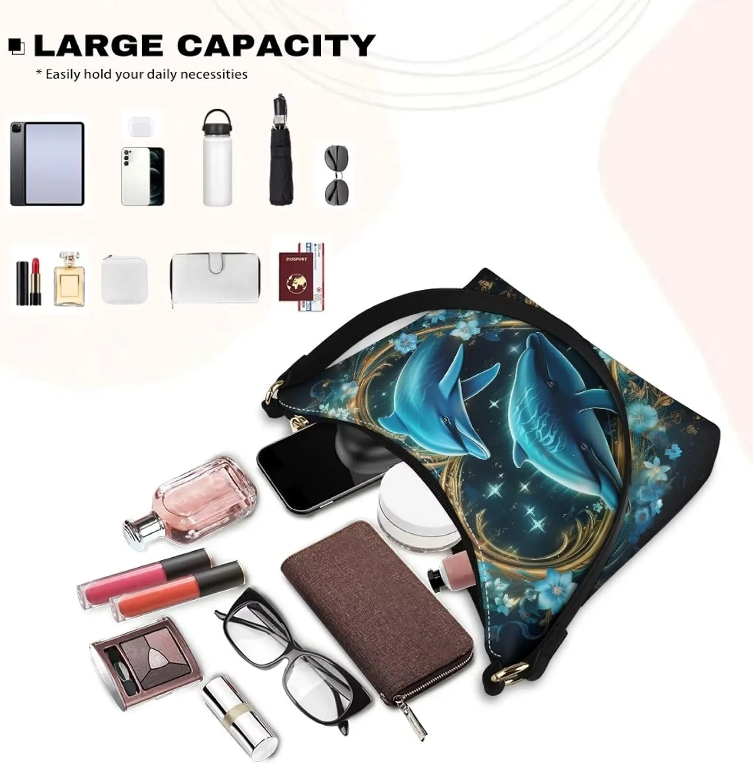 Mini Underarm Crossbody Bag for Women Leather for Dating Travel