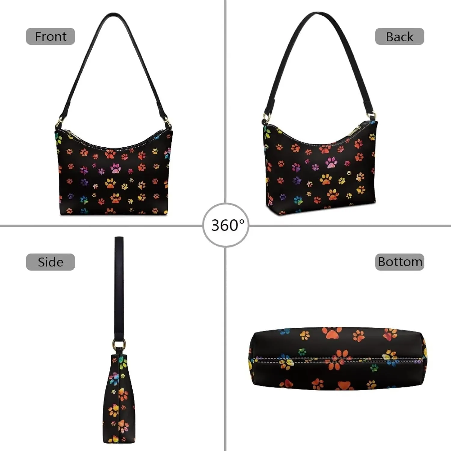 Mini Underarm Crossbody Bag for Women Leather for Dating Travel