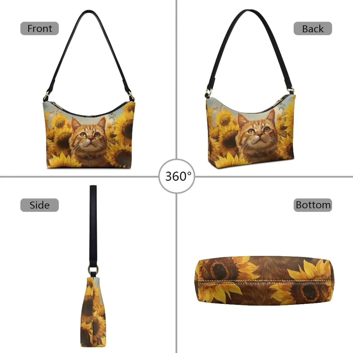 Mini Underarm Crossbody Bag for Women Leather for Dating Travel