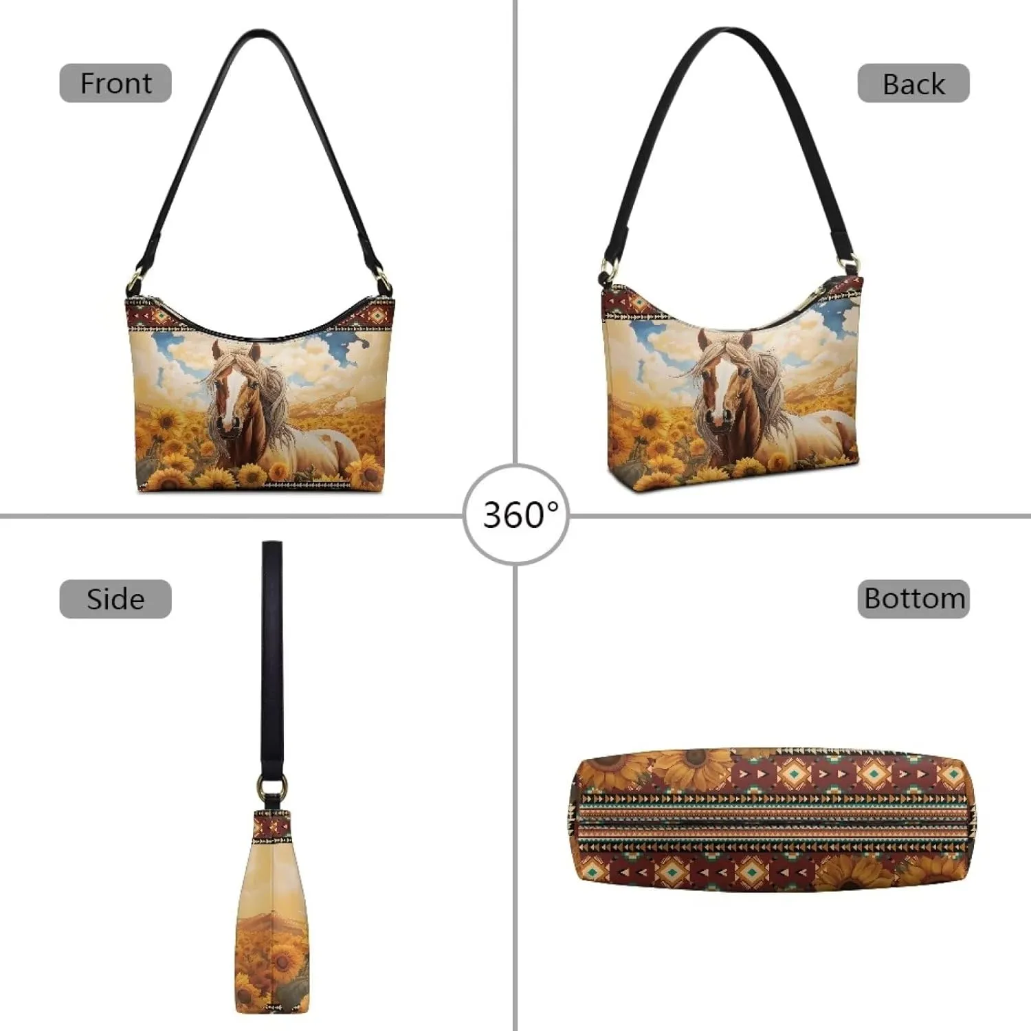 Mini Underarm Crossbody Bag for Women Leather for Dating Travel