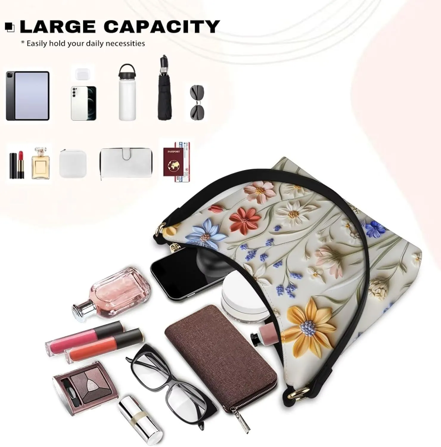Mini Underarm Crossbody Bag for Women Leather for Dating Travel