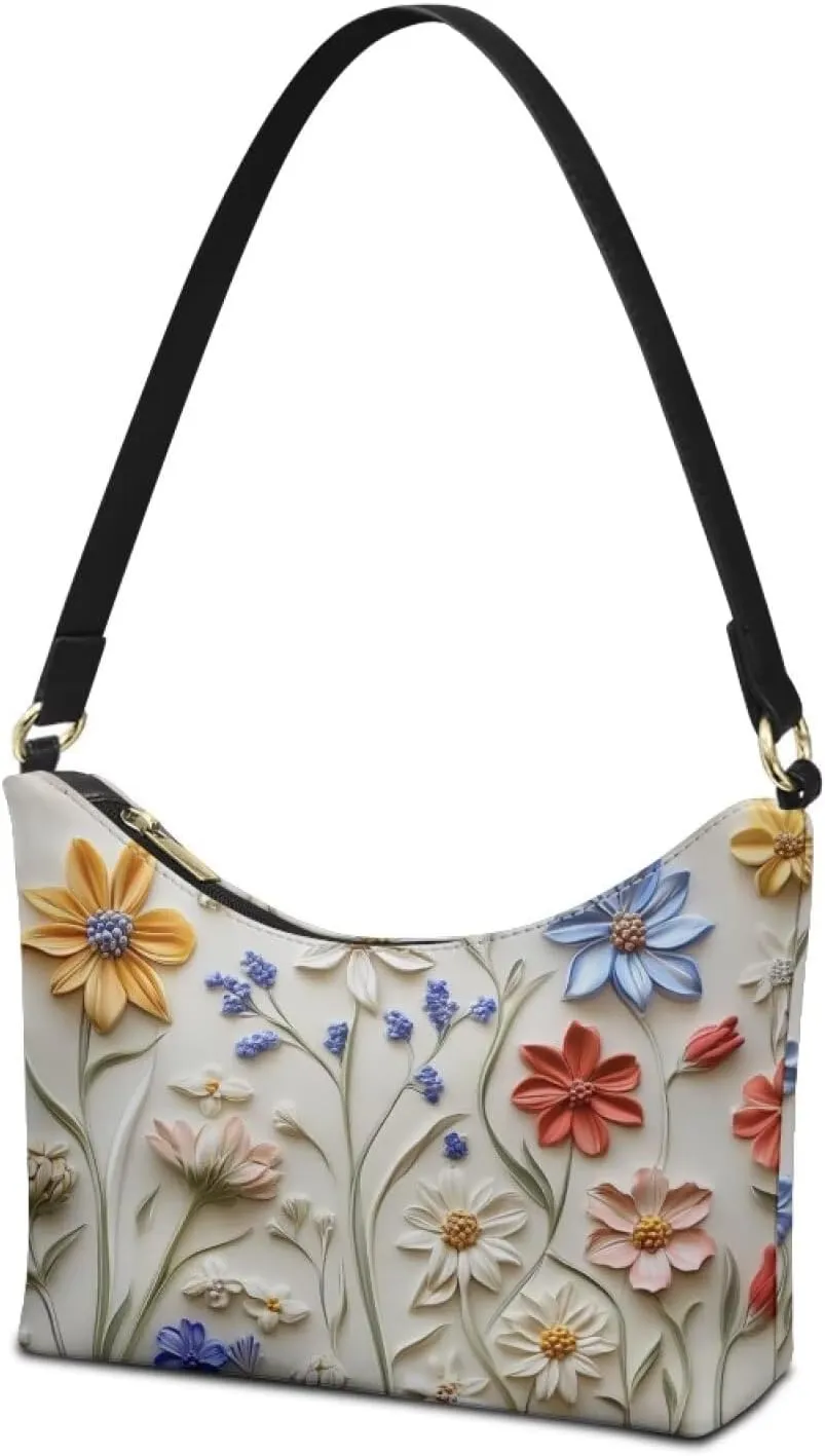 Mini Underarm Crossbody Bag for Women Leather for Dating Travel