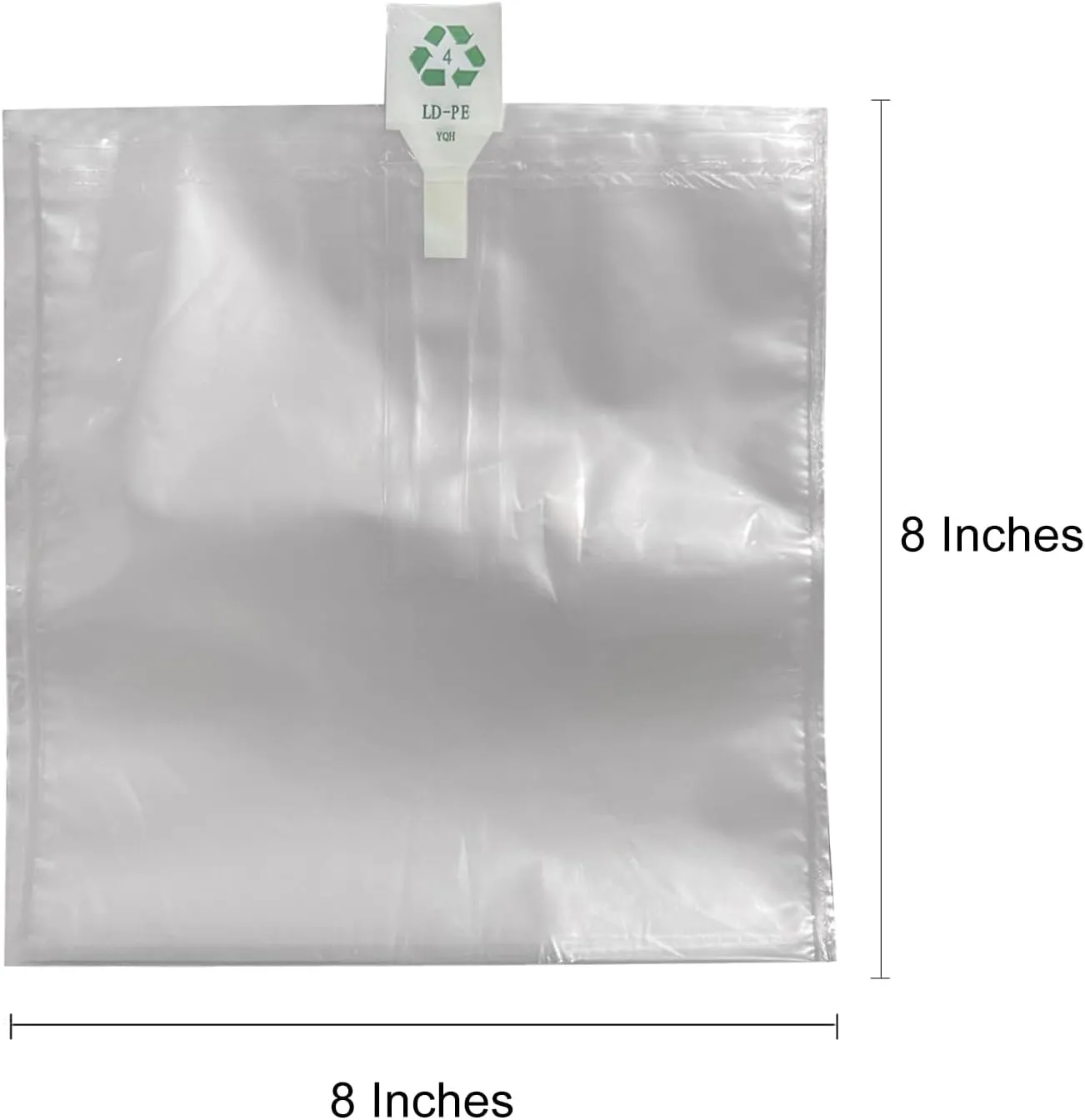 Miupoo Clear Plastic Inflatable Air Packaging Protector Bag with Free Pump - Cushion Blocking Bag, 8x8 Inches, 50 Pieces