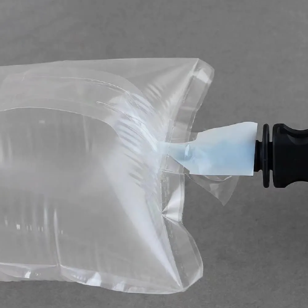 Miupoo Clear Plastic Inflatable Air Packaging Protector Bag with Free Pump - Cushion Blocking Bag, 8x8 Inches, 50 Pieces