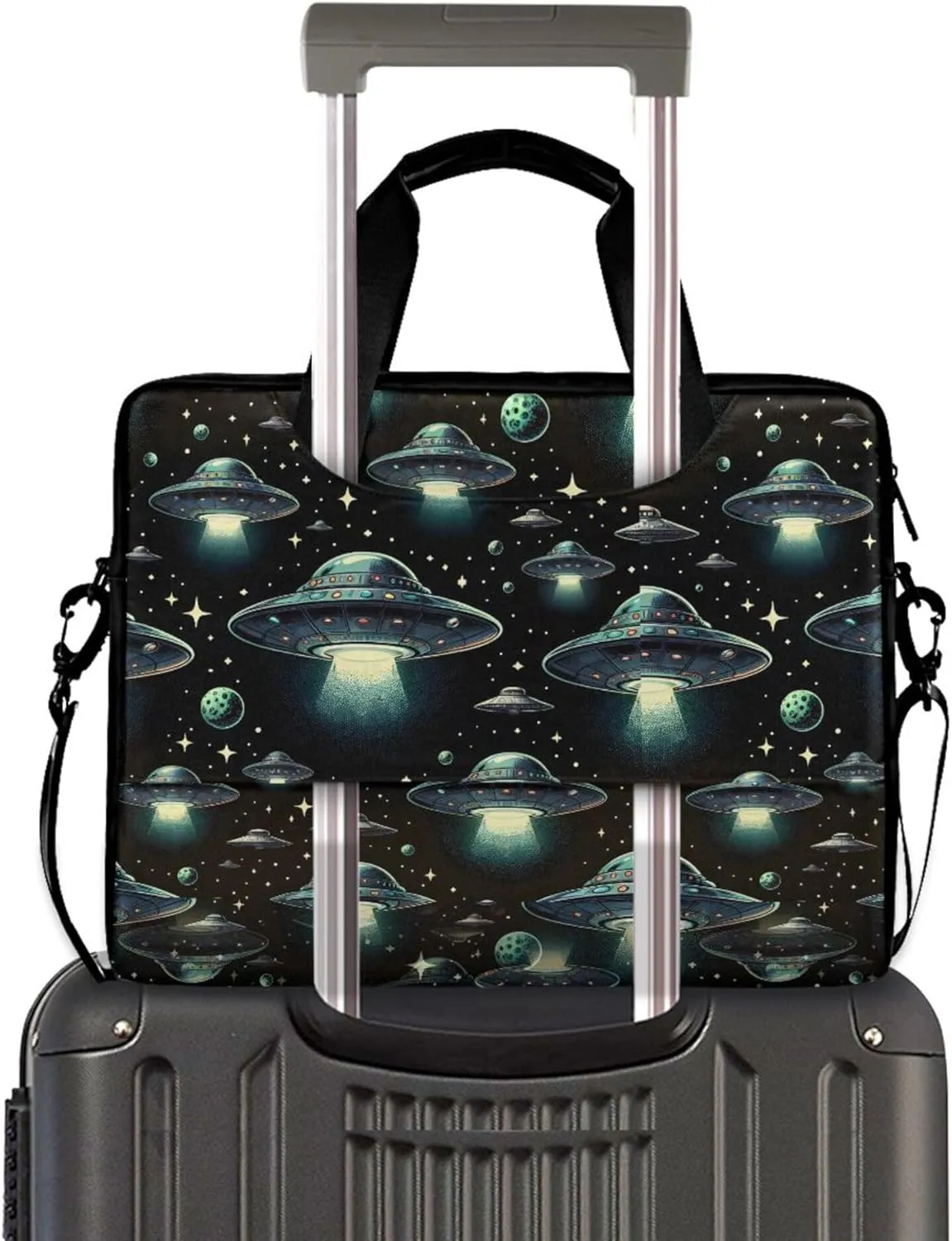 MNSRUU Laptop Bag Women Men Laptop Messenger Bag Space