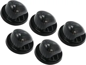 Motoforti 5pcs Car Top Cab Marker Light Roof Running Lamps Smoked Black Covers Lens Yellow LED Light for Chevrolet C30 C20 K30 K20 1977-1986 for GMC C1500 1979-1984 Long-lasting