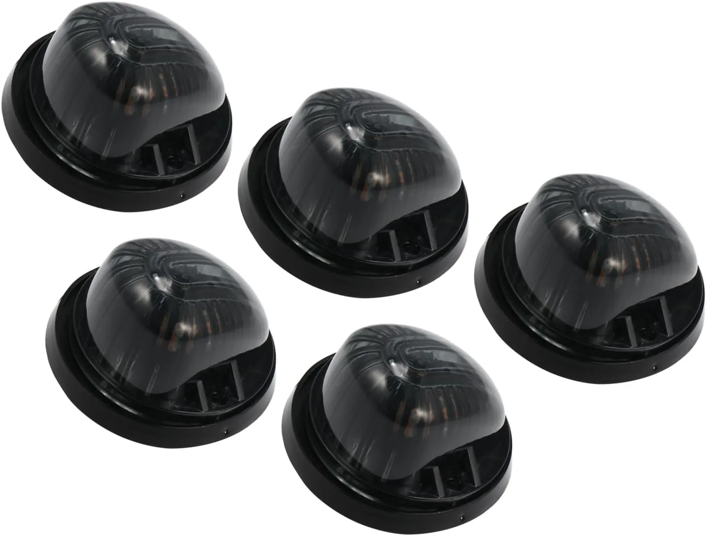 Motoforti 5pcs Car Top Cab Marker Light Roof Running Lamps Smoked Black Covers Lens Yellow LED Light for Chevrolet C30 C20 K30 K20 1977-1986 for GMC C1500 1979-1984 Long-lasting