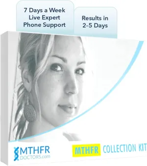 MTHFR-Gene Methylation Test Kit. 1-on-1 Live Expert Support by Phone 7 Days A Week, MTHFR C677T and MTHFR A1298C Gene Variants for Methylation Analysis. Results in 2-5 Days. Ages 0 