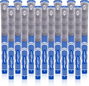 Multi Compound Golf Grips,Golf Club Grips midsize Standard Size,13 Grips Set,6 Colors Optional,Anti-Slip High Stability,All Weather Cord Rubber Golf Club Grips