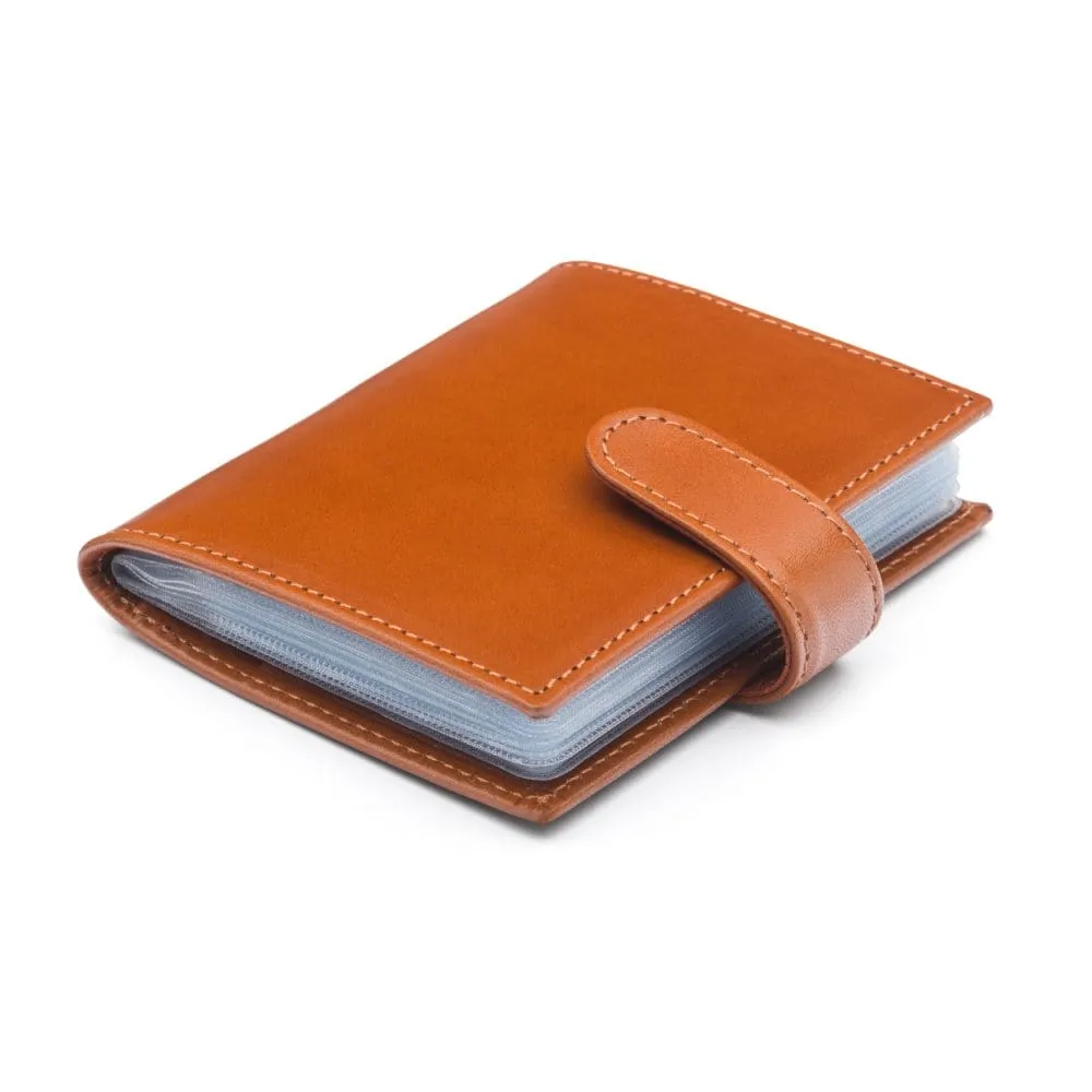 Multiple Leather Card Wallet - Havana Tan