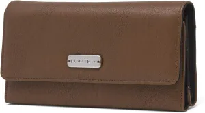Nautica Money Manager RFID Slim and Small Wallet for Women - Credit Card Holder with Coin Purse and Zipper Wallet, Women's Clutch Organizer