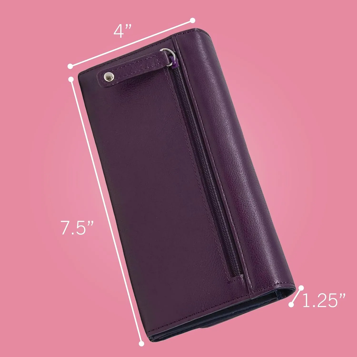 Nautica Money Manager RFID Slim and Small Wallet for Women - Credit Card Holder with Coin Purse and Zipper Wallet, Women's Clutch Organizer