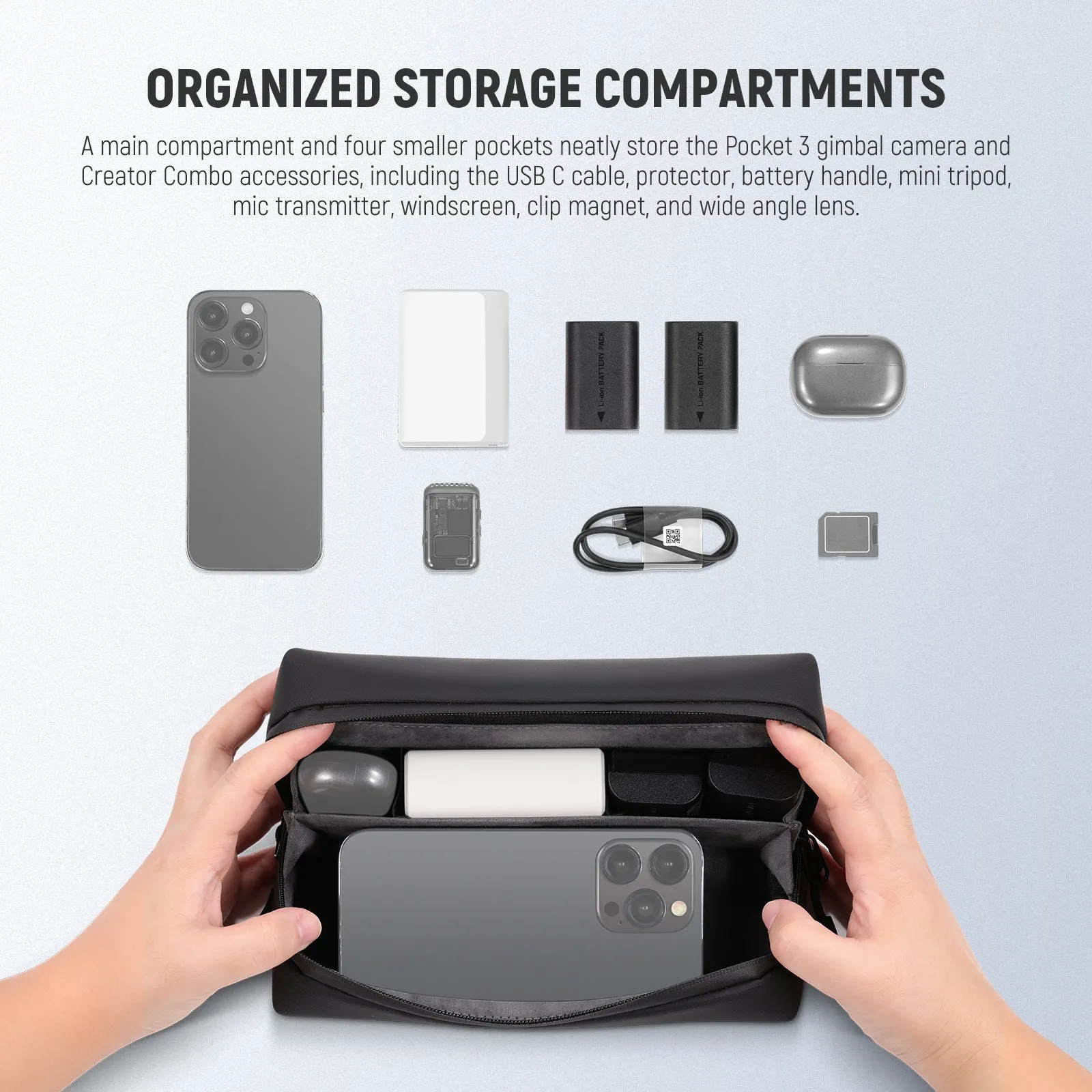 NEEWER PB10 Protective Carrying Bag for DJI Osmo Pocket 3