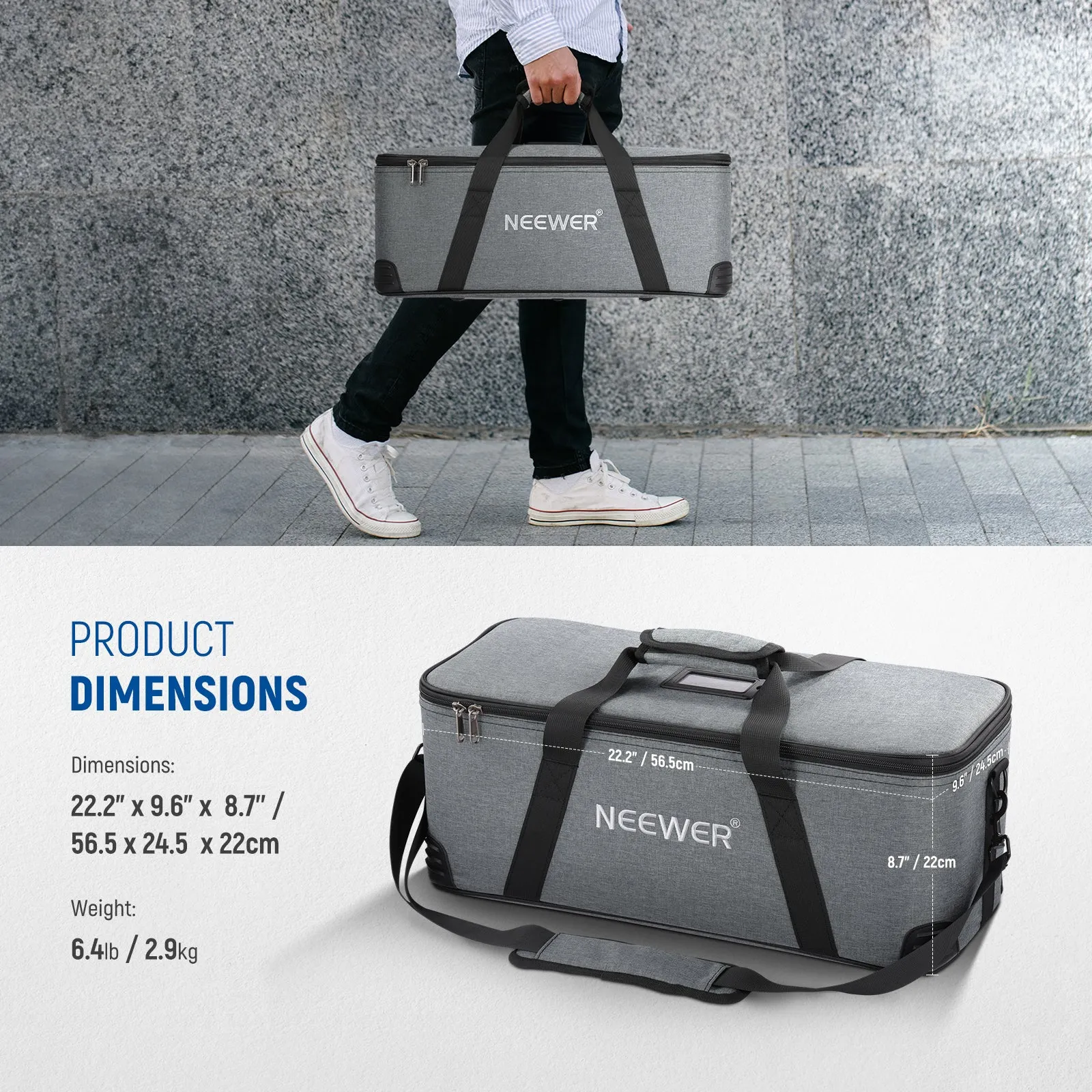 NEEWER PB6 Carrying Bag with Shoulder Strap