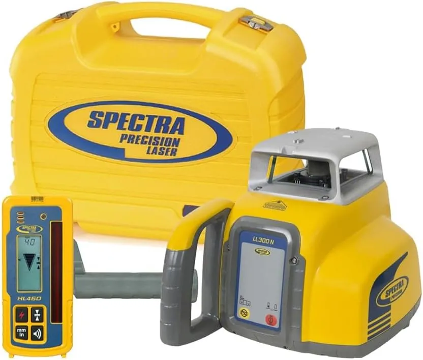 NEW! TRIMBLE SPECTRA PRECISION LL300 SELF-LEVELING ROTARY LASER LEVEL