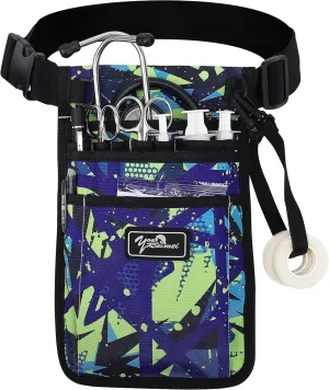 Nurse Fanny Pack for Work,Kit Practical Waist Bag for Nurses,Fanny Pack for Basics,Nurse Utility Belt Organizer Bag (M-Color23MC)
